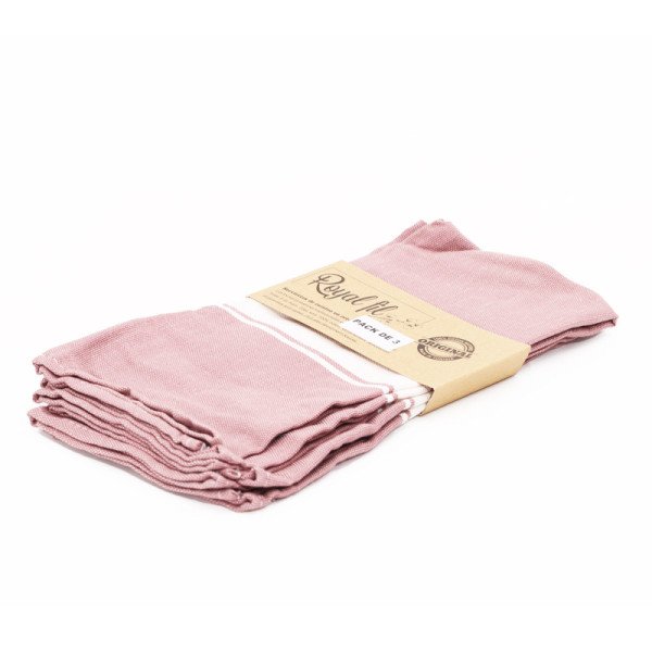 Lot de 3 Serviettes de Table 45 x 65 cm en Coton Lot de 3 Serviettes de Table 45 x 65 cm en Coton
