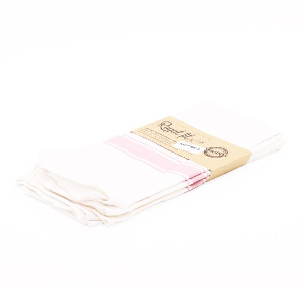Lot de 3 Serviettes de Table 45 x 65 cm en Coton Lot de 3 Serviettes de Table 45 x 65 cm en Coton