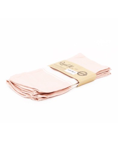 Lot de 3 Serviettes de Table 45 x 65 cm en Coton