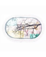 Tapis De Salon Ovale 60 x 100cm