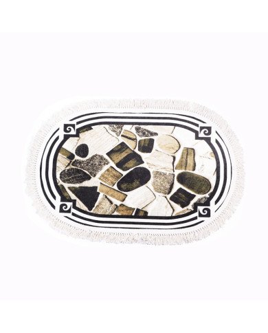 Tapis De Salon Ovale 60 x 100cm