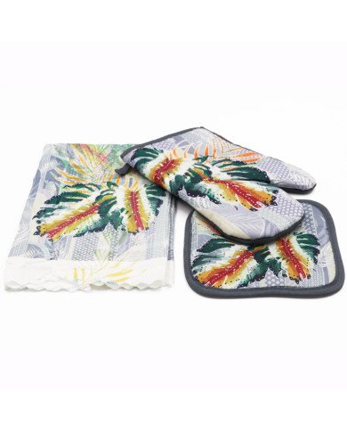 Kit Gant, Manique et Serviette De Cuisine Kit Gant, Manique et Serviette De Cuisine