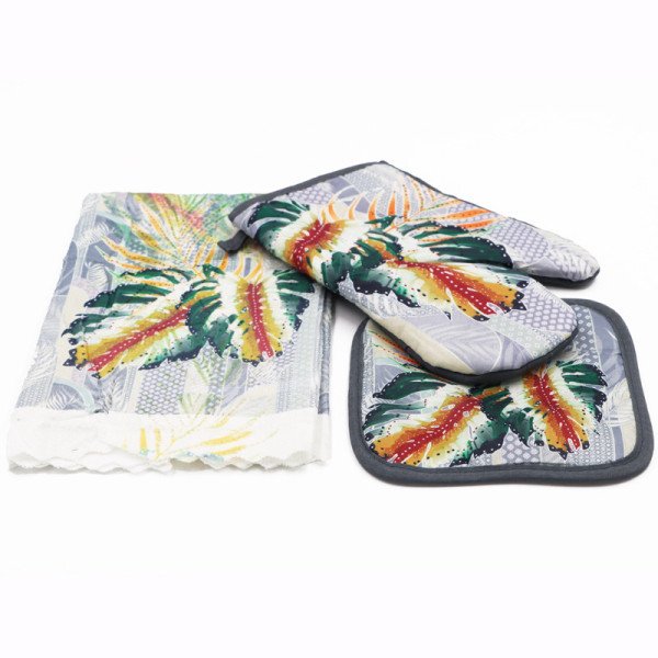 Kit Gant, Manique et Serviette De Cuisine