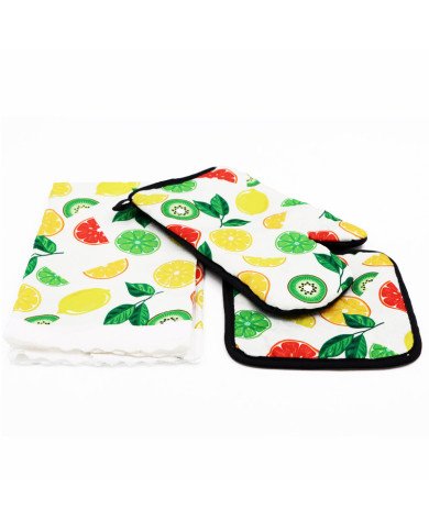 Kit Gant, Manique et Serviette De Cuisine Kit Gant, Manique et Serviette De Cuisine