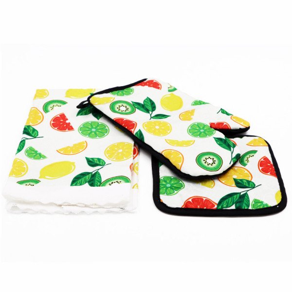 Kit Gant, Manique et Serviette De Cuisine
