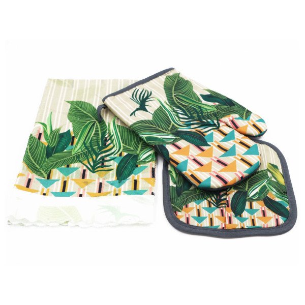 Kit Gant, Manique et Serviette De Cuisine