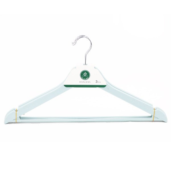 Lot de 3 cintres en plastique Lot de 3 cintres en plastique