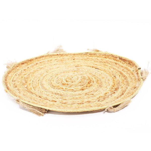 Set de Table Jute Lurex 38cm Set de Table Jute Lurex 38cm