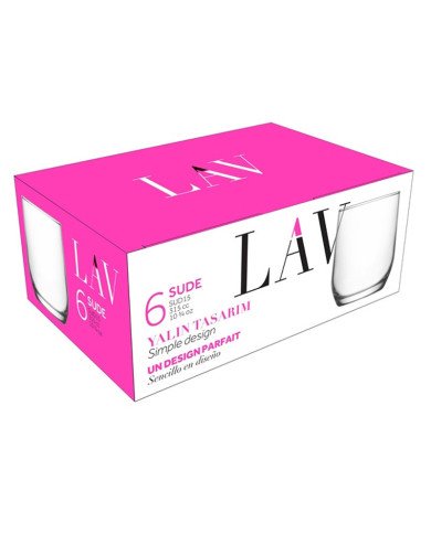 Lot de 6 Verres à Eau 315ml - LAV Lot de 6 Verres à Eau 315ml - LAV