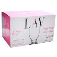 Lot de 6 Verres à Jus sur pieds 305ml Ren - LAV