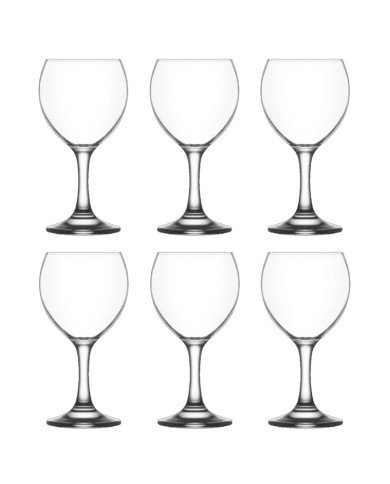 Lot de 6 Verres à pied 260ml Misket - LAV Lot de 6 Verres à pied 260ml Misket - LAV