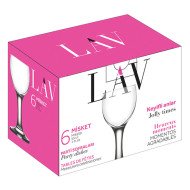 Lot de 6 Verres à pied 55ml Misket - LAV
