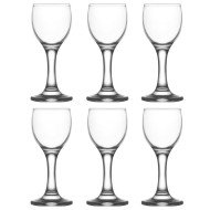 Lot de 6 Verres à pied 55ml Misket - LAV
