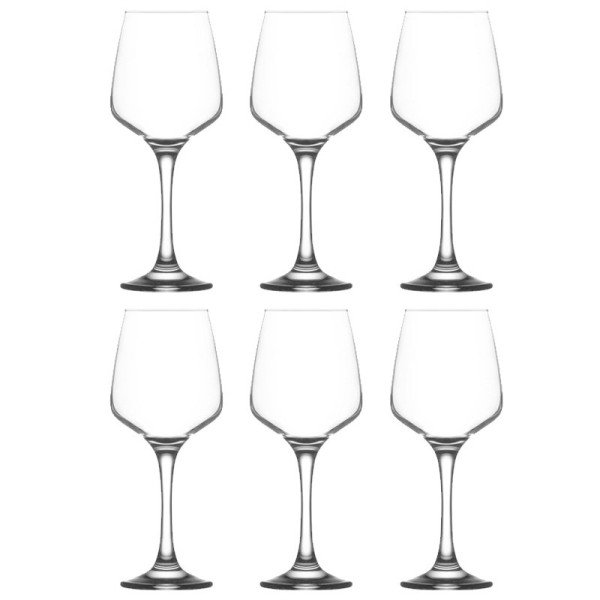 Lot de 6 Verres à pied 295ml Lal - LAV Lot de 6 Verres à pied 295ml Lal - LAV