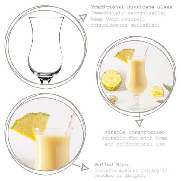 Lot de 6 Verres à pied 390ml Fiesta - LAV