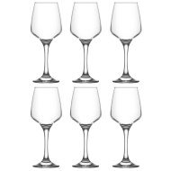 Lot de 6 Verres à pied 330ml Ella - LAV Lot de 6 Verres à pied 330ml Ella - LAV