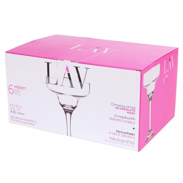 Lot de Verres à pied 300ml Misket - LAV