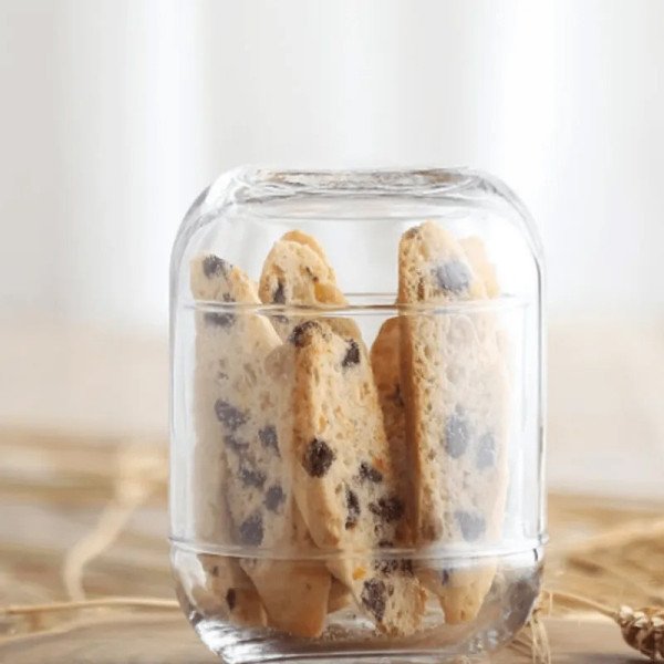 Bocal à Biscuits en Verre 380ml Duo - LAV Bocal à Biscuits en Verre 380ml Duo - LAV