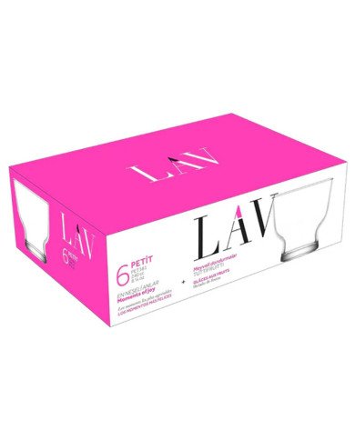 Lot de 6 Coupes à glace 240ml Petit - LAV Lot de 6 Coupes à glace 240ml Petit - LAV