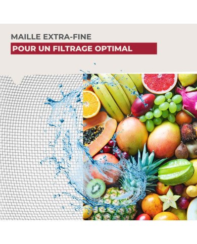 Passoire Tamis Inox 20cm avec poignée - FACKELMANN Passoire Tamis Inox 20cm avec poignée - FACKELMANN