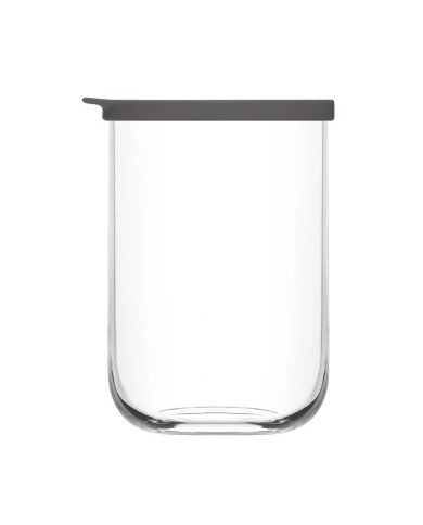 Récipient Cylindrique en Verre avec Couvercle Hermétique 1L Duo - LAV Récipient Cylindrique en Verre avec Couvercle Hermétique 1L Duo - LAV