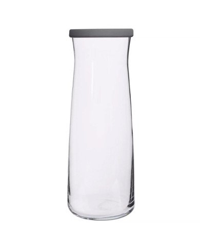 Carafe en Verre avec Couvercle Hermétique 1L - Design Moderne - Idéale pour Eau et Jus - LAV Carafe en Verre avec Couvercle Hermétique 1L - Design Moderne - Idéale pour Eau et Jus - LAV
