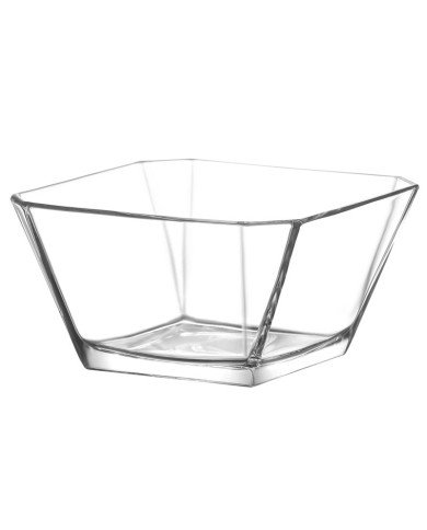 Lot de 6 Bols Carré en Verre 300ml Karen - LAV Lot de 6 Bols Carré en Verre 300ml Karen - LAV