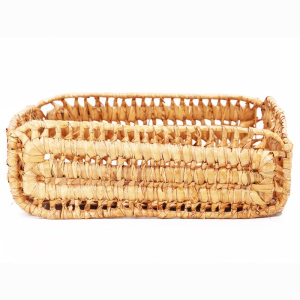 Corbeille à Pain Rectangulaire en Paille Tissé 25 x 11cm Corbeille à Pain Rectangulaire en Paille Tissé 25 x 11cm