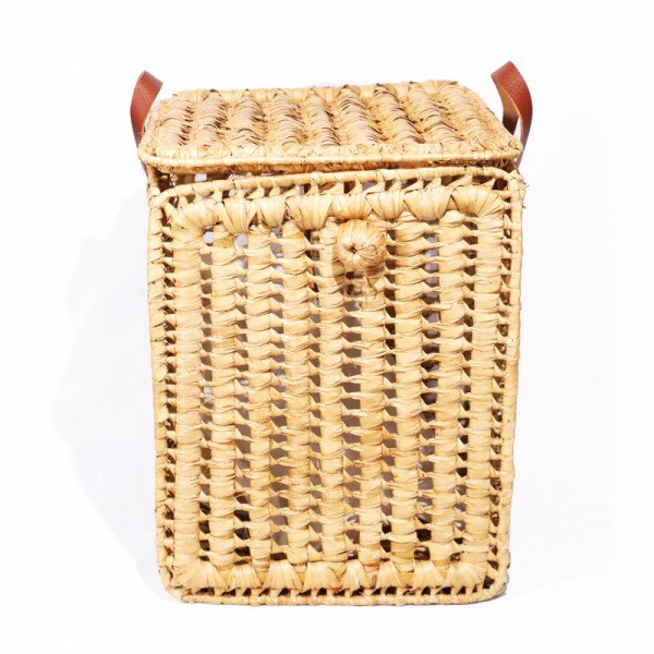 Panier à Linge Rectangulaire 43 x 33 cm En Paille tissé Panier à Linge Rectangulaire 43 x 33 cm En Paille tissé
