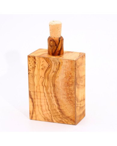 Bouteille à Huile en Bois d’Olivier - Artisanat Tunisien Authentique Bouteille à Huile en Bois d’Olivier - Artisanat Tunisien Authentique