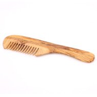 Peigne en Bois d’Olivier PM - Artisanat Tunisien Authentique