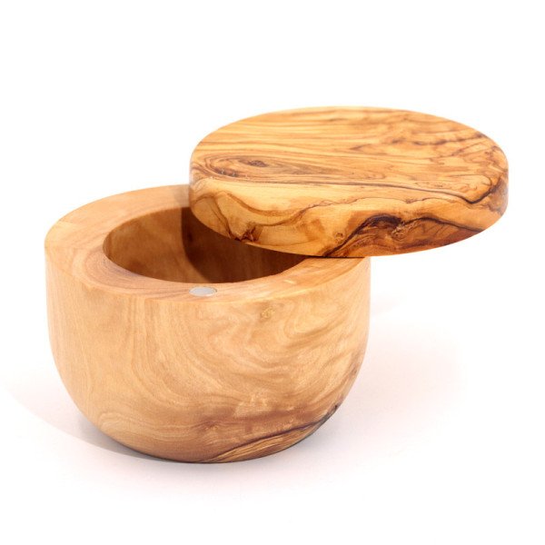 Boite à Sel en Bois d’Olivier - Artisanat Tunisien Authentique Boite à Sel en Bois d’Olivier - Artisanat Tunisien Authentique