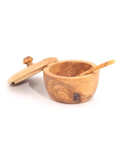 Boite à Sucre en Bois d’Olivier - Artisanat Tunisien Authentique Boite à Sucre en Bois d’Olivier - Artisanat Tunisien Authentique