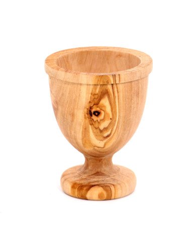 Coquetier en Bois d’Olivier - Artisanat Tunisien Authentique Coquetier en Bois d’Olivier - Artisanat Tunisien Authentique