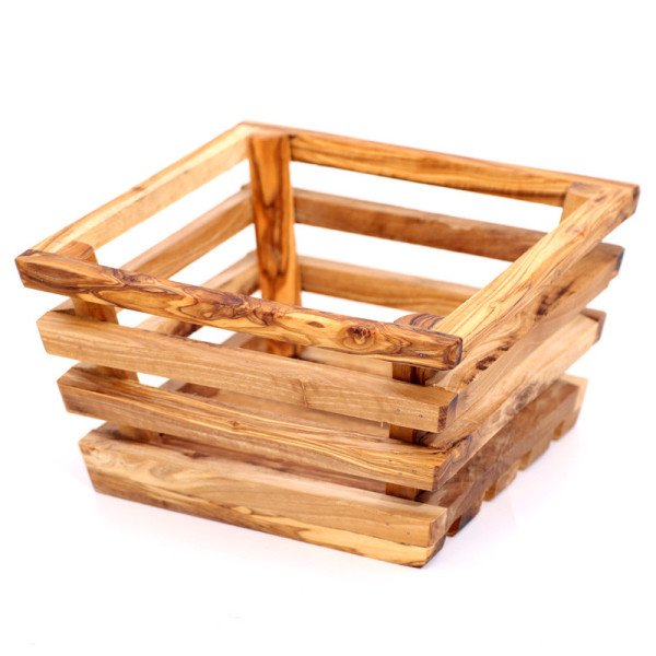 Corbeille à Pain en Bois d’Olivier T1 - Artisanat Tunisien Authentique Corbeille à Pain en Bois d’Olivier T1 - Artisanat Tunisien Authentique