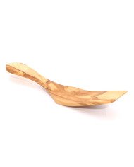Spatule à Gâteau en Bois d’Olivier - Artisanat Tunisien Authentique