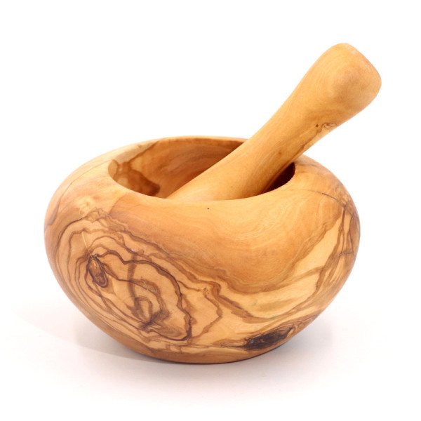 Pilon en Bois d’Olivier Ø 14cm - Artisanat Tunisien Authentique Pilon en Bois d’Olivier Ø 14cm - Artisanat Tunisien Authentique