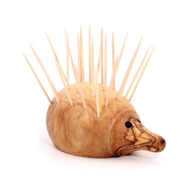 Porte Cure-dents Hérisson en Bois d’Olivier - Artisanat Tunisien Authentique Porte Cure-dents Hérisson en Bois d’Olivier - Artisanat Tunisien Authentique