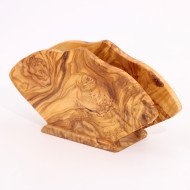 Porte Serviettes en Bois d’Olivier - Artisanat Tunisien Authentique