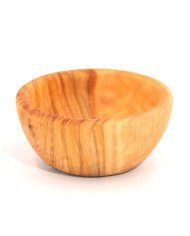 Bol en Bois d’Olivier Ø 7cm - Artisanat Tunisien Authentique