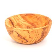 Bol en Bois d’Olivier Ø 10cm - Artisanat Tunisien Authentique