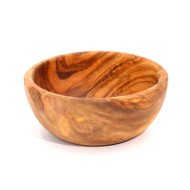 Bol en Bois d’Olivier Ø 12cm - Artisanat Tunisien Authentique