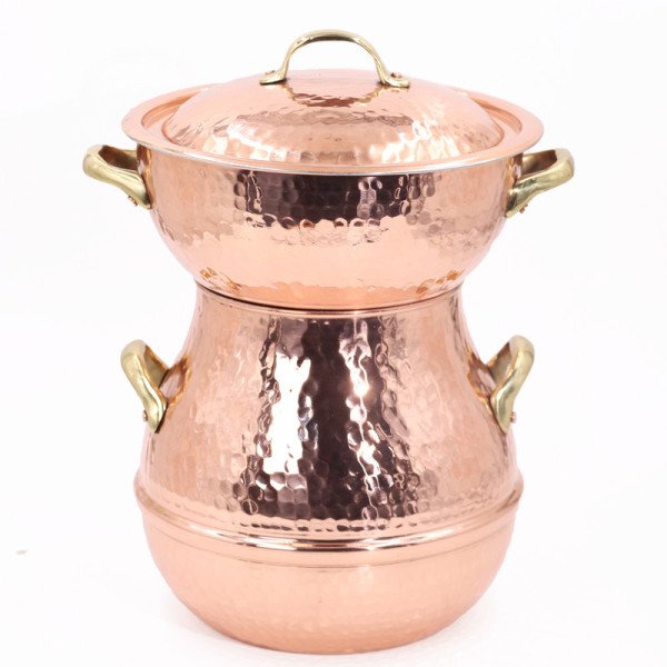 Couscoussier en Cuivre B.B 0,5 Litre – Tradition et Excellence pour une Cuisson Authentique Couscoussier en Cuivre B.B 0,5 Litre – Tradition et Excellence pour une Cuisson Authentique