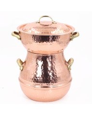 Couscoussier en Cuivre M.N 2 Litres – Tradition et Excellence pour une Cuisson Authentique