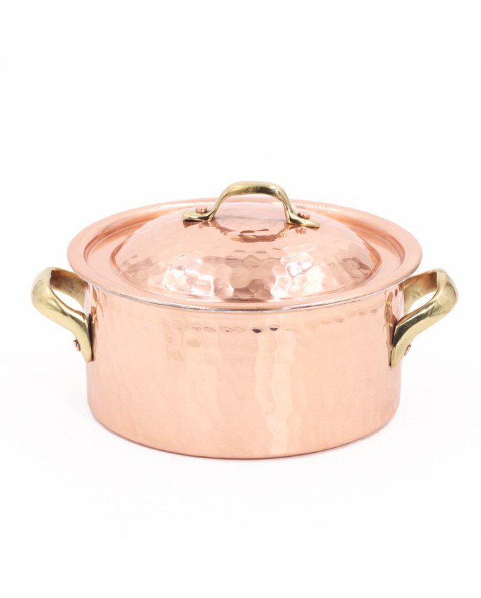 Faitout en Cuivre 30 cm – Batterie de Cuisine Pro en Tunisie