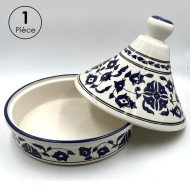 Service à Table Royal en céramique artisanale bleu et blanc 21pcs