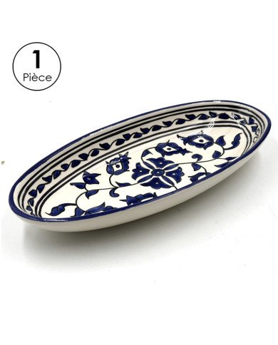 Service à Table Royal en céramique artisanale bleu et blanc 21pcs Service à Table Royal en céramique artisanale bleu et blanc 21pcs