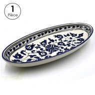 Service à Table Royal en céramique artisanale bleu et blanc 21pcs