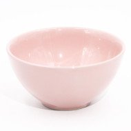 Service à soupe 7 pièces en céramique en Rose et Blanc