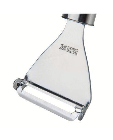 Eplucheur à légumes inox 18cm ovale Nirosta - FACKELMANN Eplucheur à légumes inox 18cm ovale Nirosta - FACKELMANN